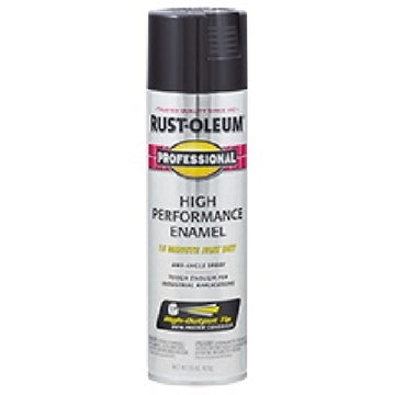 Rust-Oleum 239107 Enamel Spray Paint, 15 oz Can, 14 sq-ft Coverage Area, Solvent Base, Semi-Gloss, Black