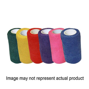 Neogen SyrFlex TA3400PUR-E Cohesive Bandage, 5 yd L, 4 in W, Purple