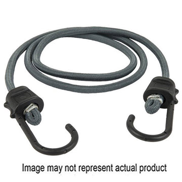 Keeper 06322 Bungee Cord, 36 in L, Rubber, Orange, Hook End