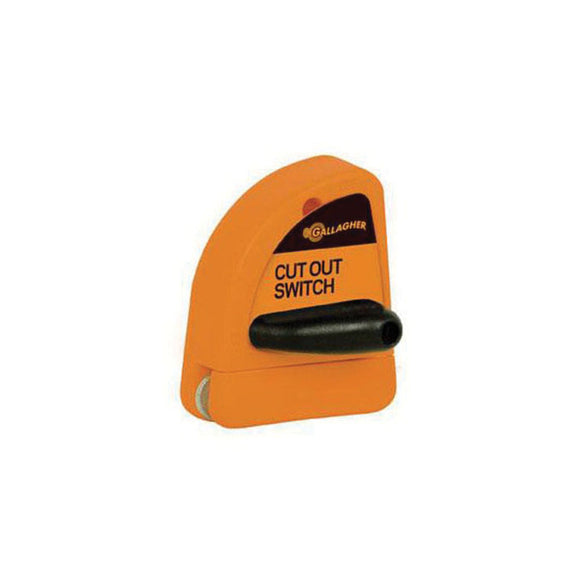 Gallagher G60731 Cut-Out Switch, Plastic, Orange/Yellow
