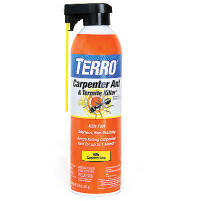 Terro T1901-6 Carpenter Ant and Termite Killer, Liquid, Spray Application, 16 oz Aerosol Can