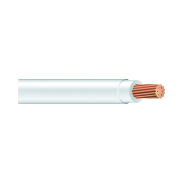 Southwire 22965883 Series Building Wire, White Sheath, 12 AWG Wire, 1-Conductor, 50 ft L, Copper Conductor, Stranded