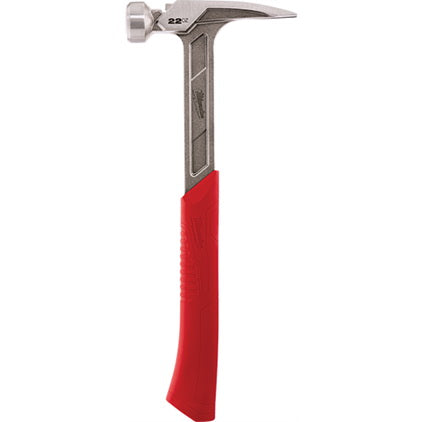 Milwaukee 48-22-9023 Hammer, 22 oz Head, Framing, Straight Head, Steel Head, 15 in OAL