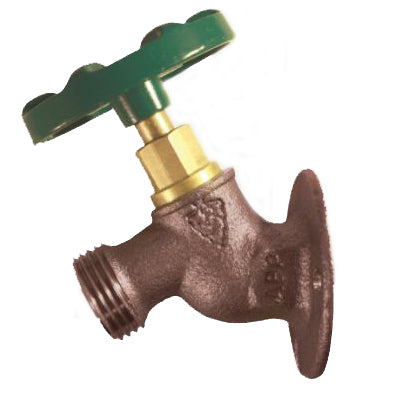 Arrowhead Brass 255 Series 255LF Sillcock, 1/2 x 3/4 in Connection, FIP x Male Hose Threaded, Solid Flange