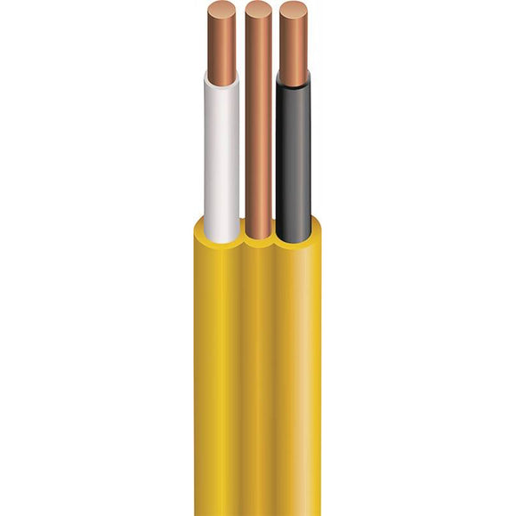 Romex 12/2NM-WGX50 Building Wire, 12 AWG Wire, 2 -Conductor, 50 ft L, Copper Conductor, PVC Insulation