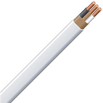 Romex 14/2NM-WGX250 Building Wire, 14 AWG Wire, 2-Conductor, 250 ft L, Copper Conductor, PVC Insulation