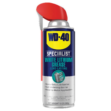 WD-40 Specialist 300615 Lithium Grease, 10 oz, Can, White