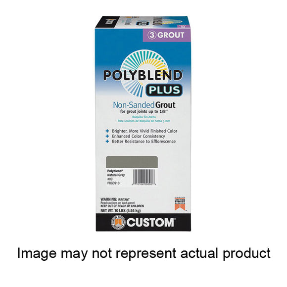 Polyblend PBPG38010 Non-Sanded Grout, Haystack, 10 lb Box