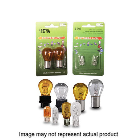 Peak 7440LL-BPP Miniature Automotive Bulb, 13.5 V, 25 W, Incandescent Lamp, Wedge, Clear