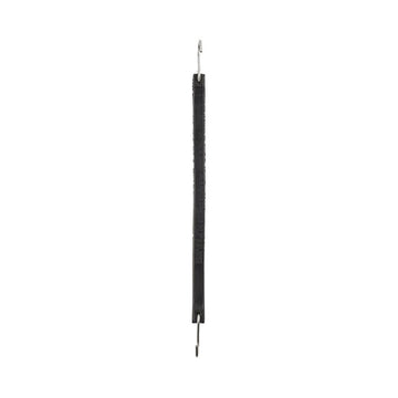 Keeper A06219Z Strap, 19 in L, EPDM, Black, Hook End