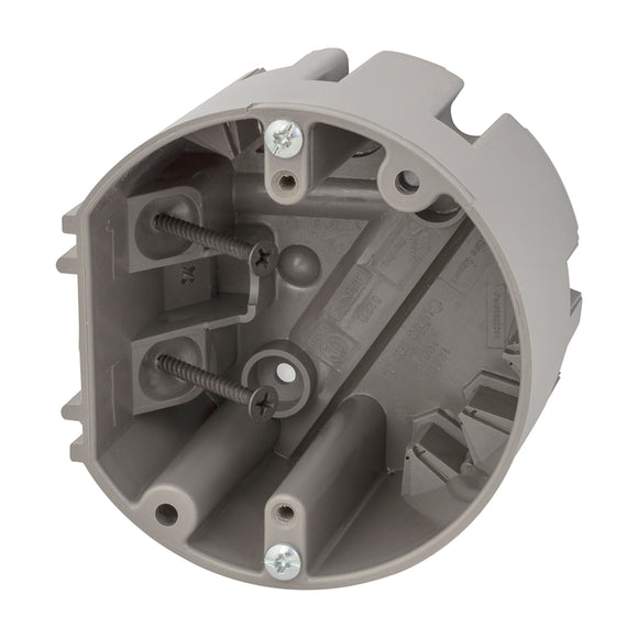 Southwire MSBRND Ceiling Box Support, 4 in W, 2-3/4 in D, 3-3/4 in H, 1 -Gang, 6 -Knockout, Polycarbonate, Gray