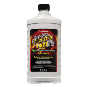 Imperial Squeez'n Light KK0343 Fire Starter, Viscous Gel, 22 oz