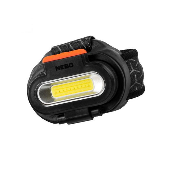 Nebo EINSTEIN NEB-HLP-0008 Headlamp, 2200 mAh, Alkaline, Lithium-Ion Battery, LED Lamp, 1500, 209 ft Beam Distance