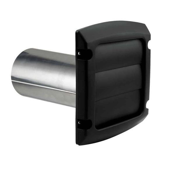 Dundas Jafine ProVent BLH4BLKZW6 Louvered Exhaust Hood, 4 in Duct, Plastic Hood, Black Hood