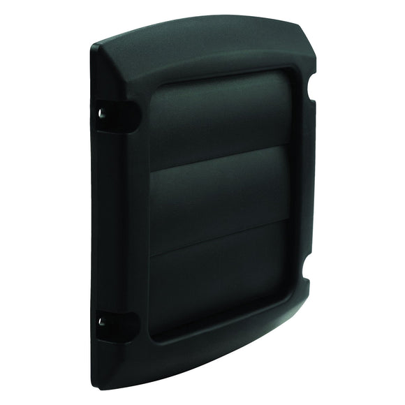 Dundas Jafine ProVent LC4BLKXZW Louvered Exhaust Cap, 4 in Duct, Black