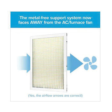 Filtrete 303-4 Air Filter, 25 in L, 20 in W, 5 MERV, 300 MPR, For: Air Conditioner, Furnace and HVAC System