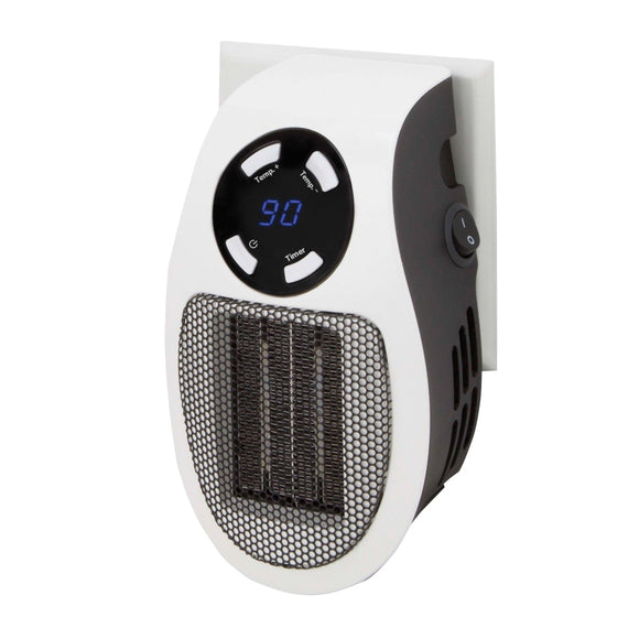 PowerZone MH-04 Ceramic Heater, 2.9 A, 120 V, 350 W, 2-Heat Setting, White