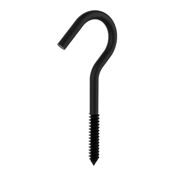National Hardware N820-102 Screw Hook, 4-1/4 in L, Steel, Storm Shine