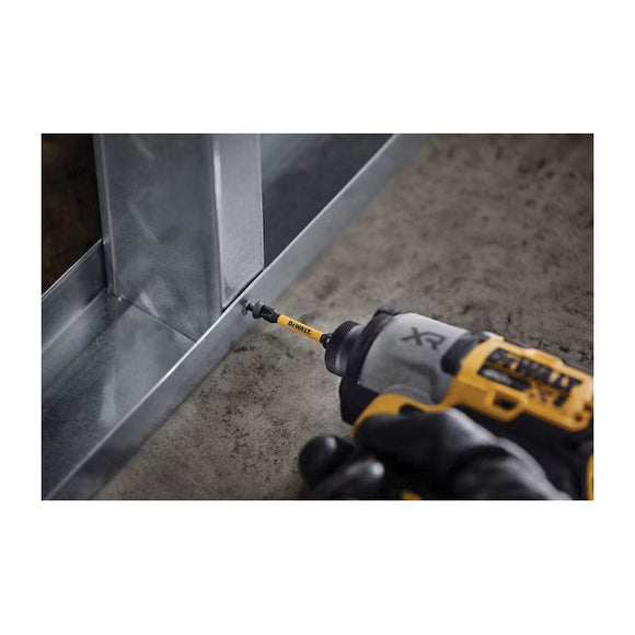 DEWALT FlexTorq DWAF2TX20IR3 Impact Screwdriver Bit, T20 Drive, Torx Drive, 1/4 in Shank, Hex Shank, 2-1/4 in L, Steel
