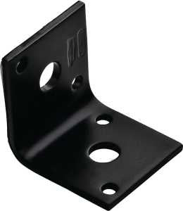 BRACE CNR 1.65X1.5X1/8 BLK STL