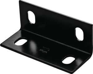 BRACE CORNER 2.1X5X1/8 BLK STL