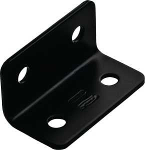 BRACE CORNER 1.6X3X1/8 BLK STL