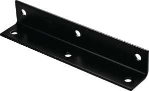 BRACE CORNER 1.6X9X1/8 BLK STL