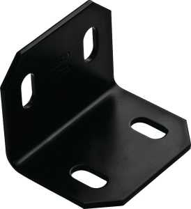 BRACE CORNER 2.4X3X1/8 BLK STL