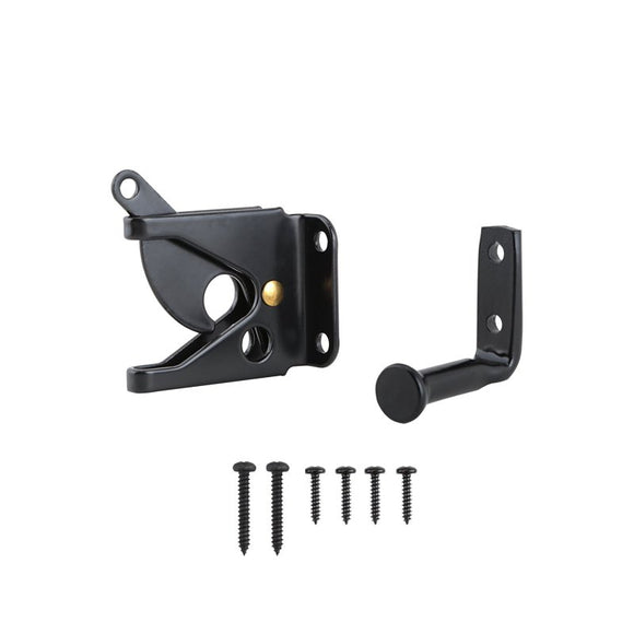 ProSource 33199PKS-PS Gate Latch, 5/8 in Bolt Head, 1-1/2 in L Bolt, Steel, Powder-Coated