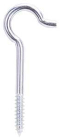 HOOK CEILING STL NO 4 BRT ZNC 