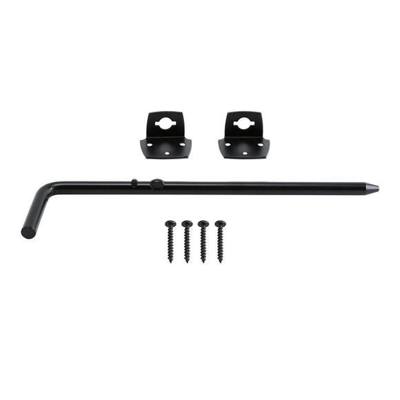 ProSource 33181PKS-PS Cane Bolt, 15/32 in Bolt Head, 12 in L Bolt, Steel