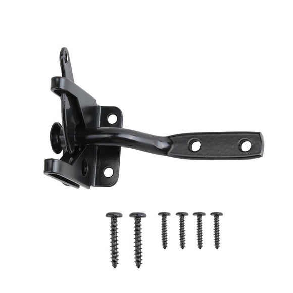 ProSource 33140PKB-PS Gate Latch, 5/8 in Bolt Head, 4-1/8 in L Bolt, Steel, Zinc