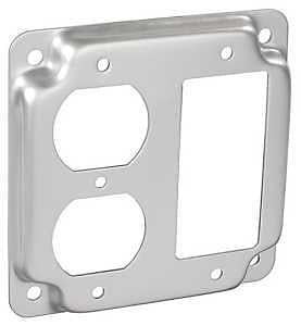 SQ SURFACE CVR DPX/GFCI 4X1/2 