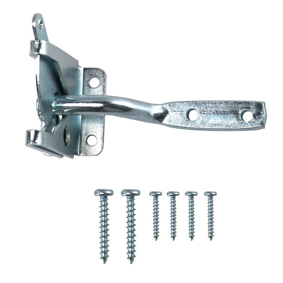 ProSource 33140ZCB-PS Gate Latch, 5/8 in Bolt Head, 4-1/8 in L Bolt, Steel, Zinc
