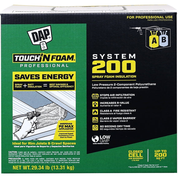Touch 'n Foam Professional Series 7565062620 Low GWP Kit, Cream, 42 lb