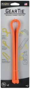 TIE TWIST RUBBER 18IN ORG 2PK 
