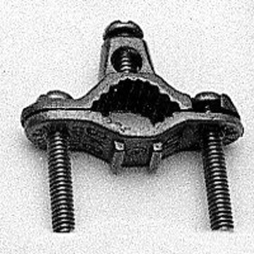 nVent ERICO ZWP1J Pipe Clamp, Clamping Range: 1/2 to 1 in, 10 to 6 AWG Wire, Zinc
