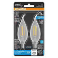 BULB LED B10/C CLR DAYLT 2.5W 