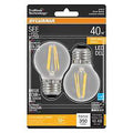 BULB LED G16.5 CLEAR SFTWHT 4W