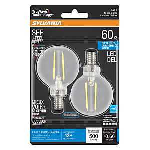 BULB LED G16.5/C CLR DAYLT 5W 