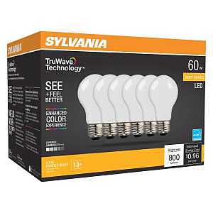 BULB LED A19 FROST SFTWHT 8W  