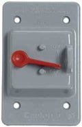 GREY SINGLE TOGGLE SWITCH     