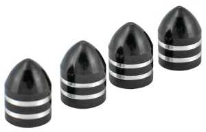 VALVE CAP SPORT BLACK         