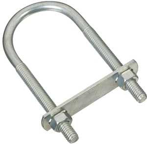 BOLT U W/NUT 5/16X1.75X4.25 ZN