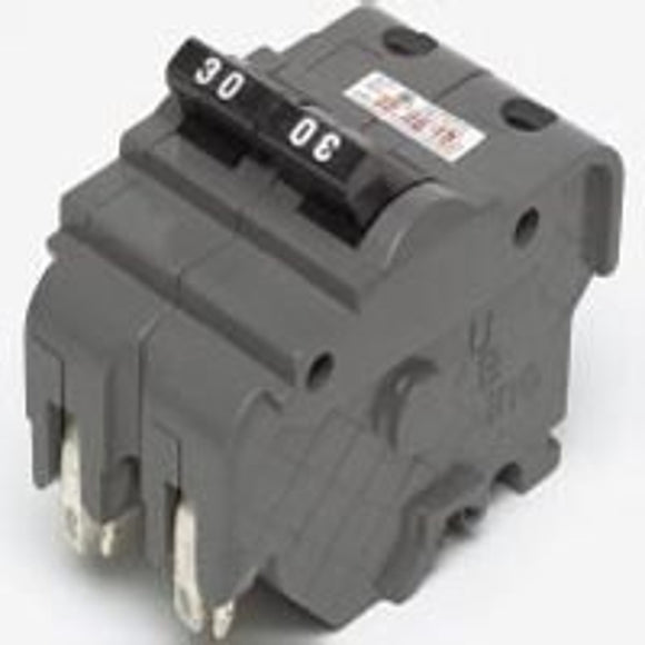Federal Pacific UBIF260N Circuit Breaker, Type NA, 60 A, 2-Pole, 120/240 V, Plug, Gray