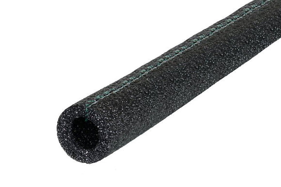 M-D 50225 Self-Sealing Tube Pipe Insulation, 6 ft L, Polyethylene, Black, 1-1/8 in Pipe, 1 in CTS, 3/4 in PVC IPS