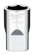 SOCKET 6-PT CHROME 1/2X11/16IN