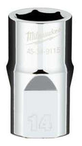 SOCKET 6-POINT CHRM 1/2INX14MM