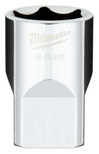 SOCKET 6-POINT CHRM 1/2INX19MM