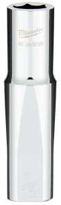 SOCKET DEEP CHROME 1/2INX1/2IN